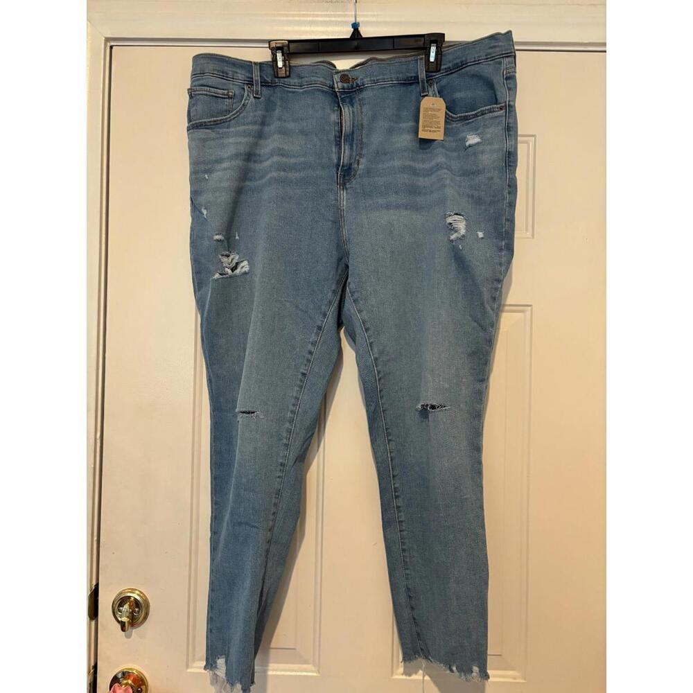 Women's Levi's 721's‎ sz 24W brand new with tags high rise distressed #817